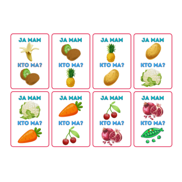 JA MAM- KTO MA OWOCE I WARZYWA