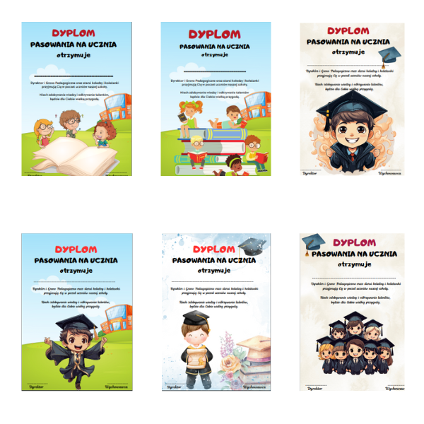 PASOWANIE NA UCZNIA-DYPLOMY
