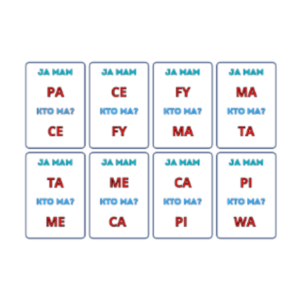 JA MAM KTO MA- SYLABY POMIESZANE