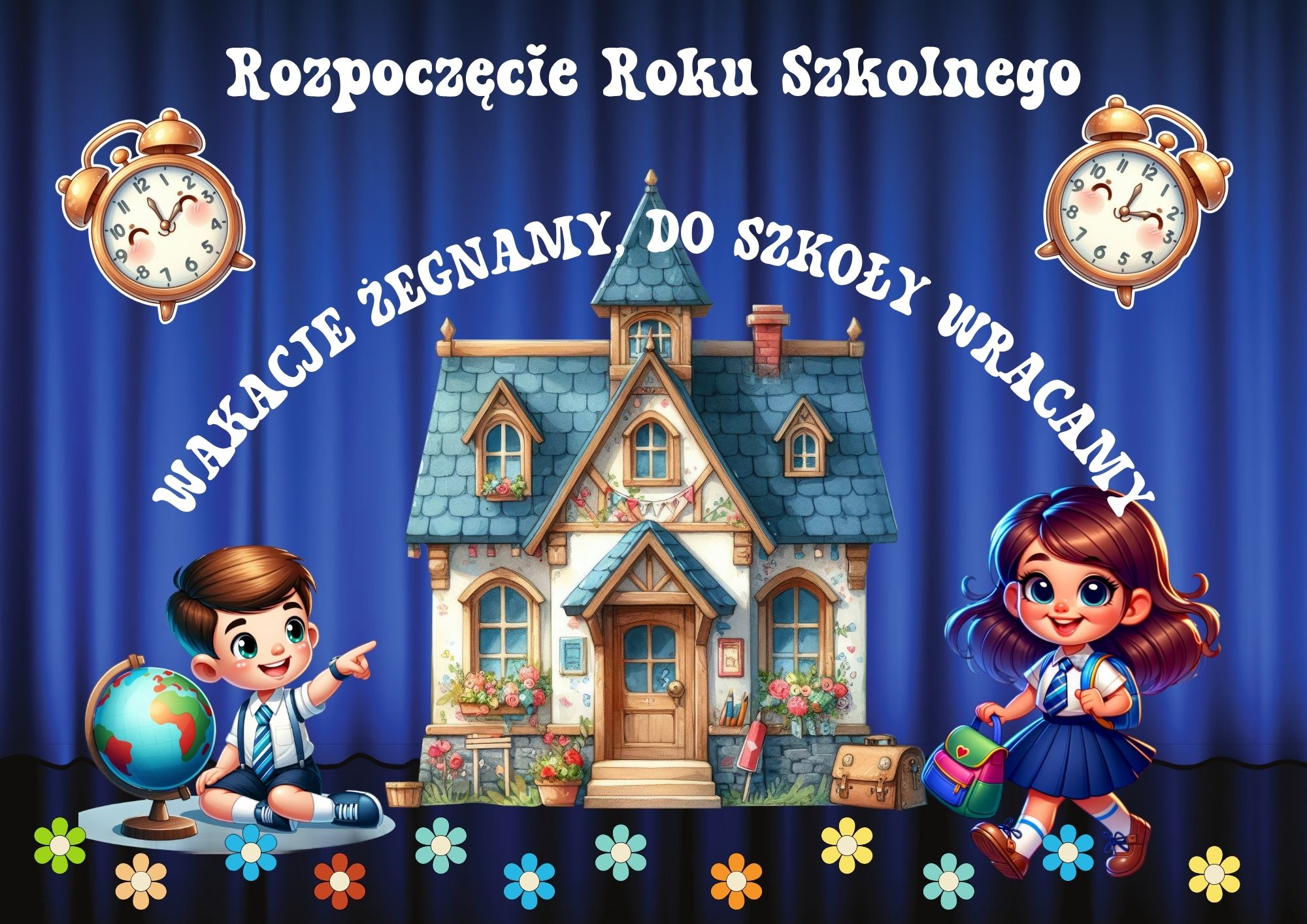 DEKORACJA NA ROZPOCZĘCIE ROKU SZKOLNEGO/PRZEDSZKOLNEGO/ ŻŁOBKOWEGO