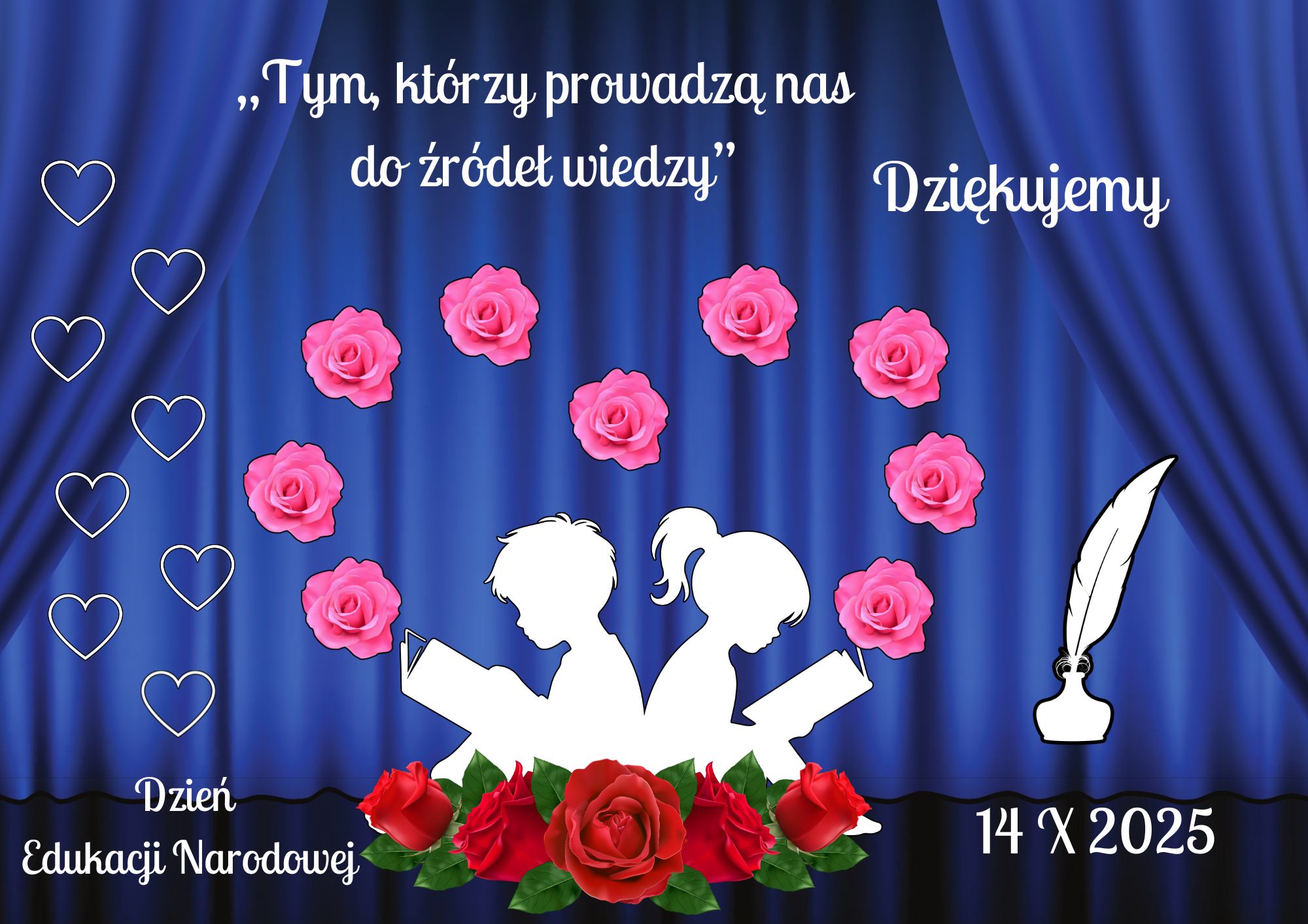 DEKORACJA NA DZIEŃ EDUKACJI NARODOWEJ DEN DZIEŃ NAUCZYCIELA