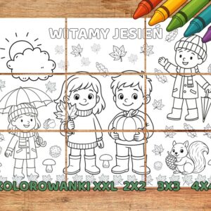 KOLOROWANKA XXL – JESIENNA EDYCJA  JESIEŃ
