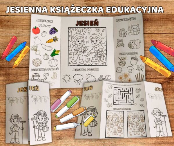 JESIENNA KSIĄŻECZKA EDUKACYJNA JESIEŃ