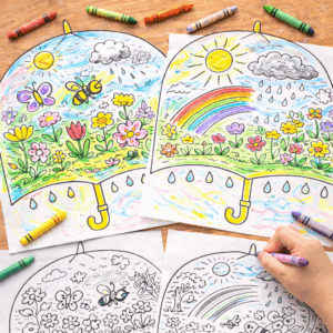 WIOSENNE PARASOLE / WIOSNA / WIOSENNE KOLOROWANKI