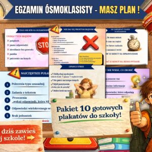 Egzamin ósmoklasisty – MASZ PLAN! GAZETKA