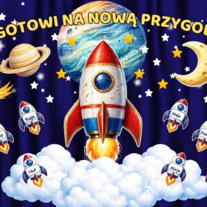 KOSMICZNA DEKORACJA NA ZAKOŃCZENIE ROKU SZKOLNEGO / PRZEDSZKOLNEGO / ŻŁOBKOWEGO