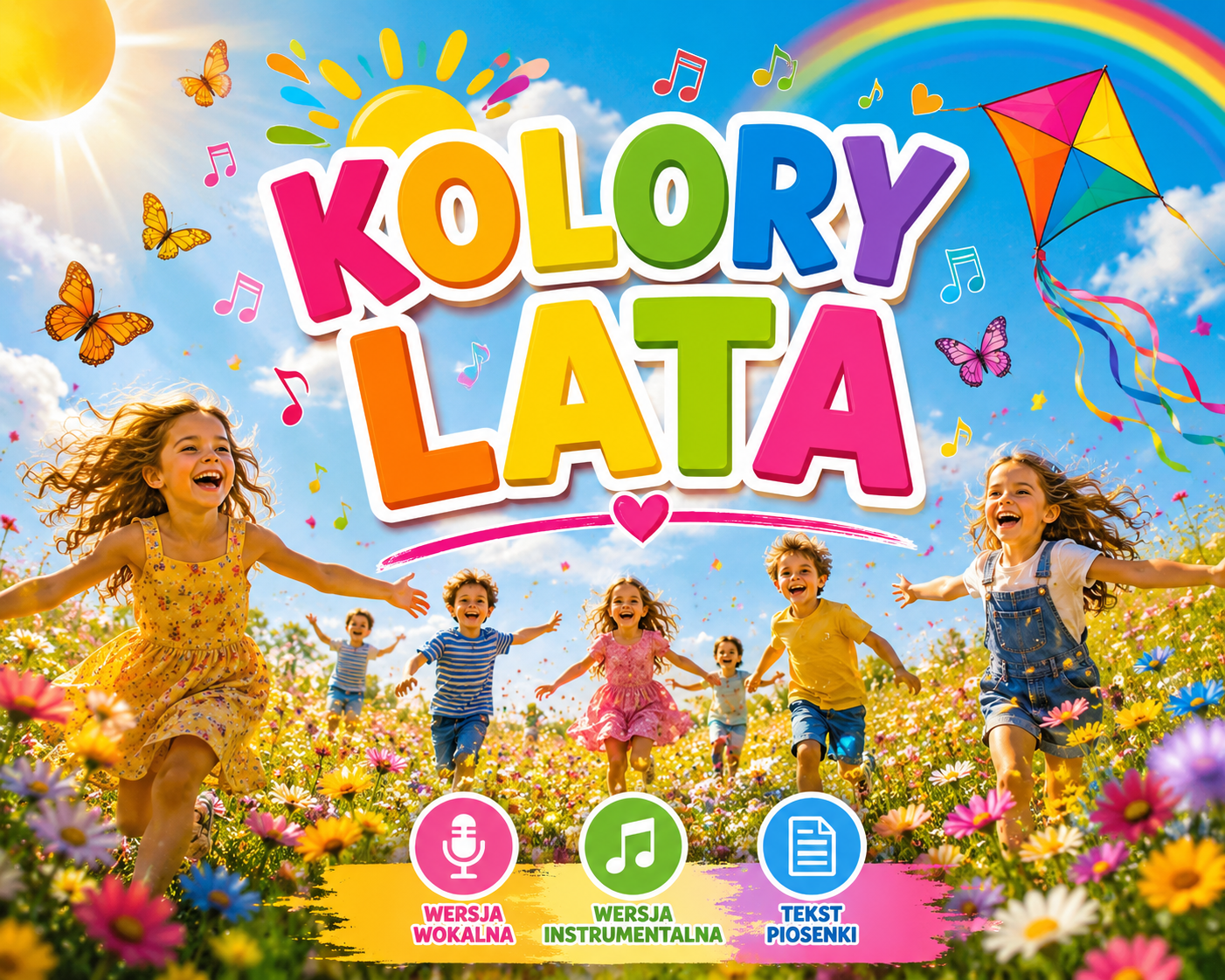 Kolory Lata – piosenka na zakończenie roku szkolnego, przedszkolnego, żłobkowego