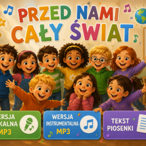 PRZED NAMI CAŁY ŚWIAT – piosenka na rozpoczęcie roku szkolnego klas 1-3