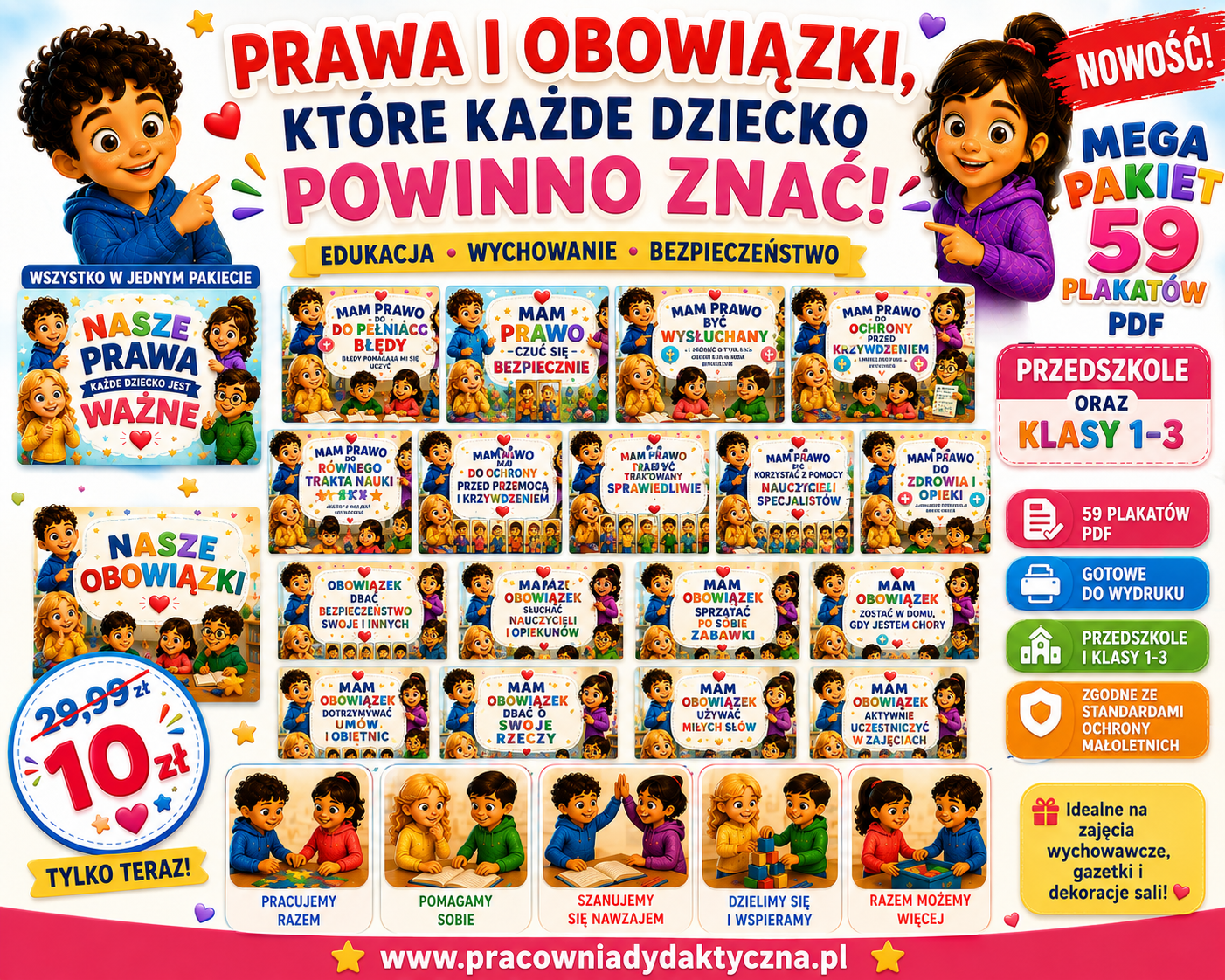 PRAWA I OBOWIĄZKI DZIECI I UCZNIÓW DO PRZEDSZKOLI I KLAS, SZKÓŁ