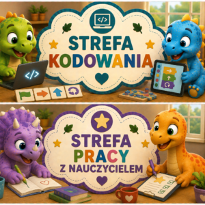🏫 STREFY AKTYWNOŚCI DO GRUP PRZEDSZKOLNYCH – GRUPA DINOZAURY / DINUSIE