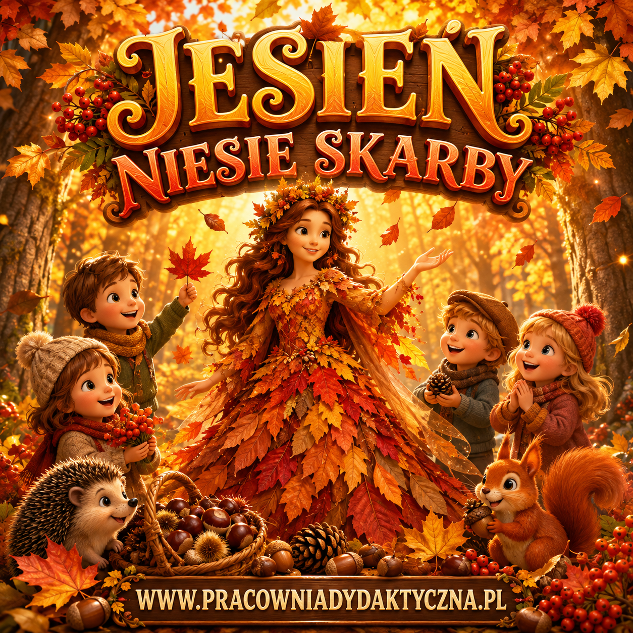 PIOSENKA JESIENNA " JESIEŃ NIESIE SKARBY" MP3