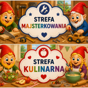 🏫 STREFY AKTYWNOŚCI DO GRUP PRZEDSZKOLNYCH – GRUPA KRASNALE / KRASNOLUDKI