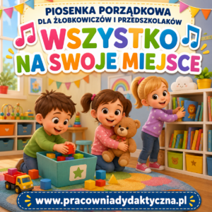 🎵 PIOSENKA PORZĄDKOWA –  "WSZYSTKO NA SWOJE MIEJSCE"