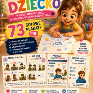 SPRAWCZE DZIECKO – 73 plakaty edukacyjne PDF | Nowa podstawa programowa 2026 | KLASY 1-3 i przedszkole