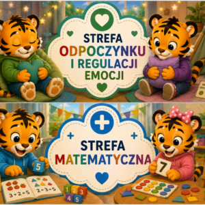 🏫 STREFY AKTYWNOŚCI DO GRUP PRZEDSZKOLNYCH – GRUPA TYGRYSKI
