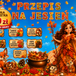PRZEPIS NA JESIEŃ – BAJKOWA GAZETKA, KTÓRA ZMIENI SALĘ W JESIENNĄ KRAINĘ!