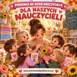 DLA NASZYCH NAUCZYCIELI – piosenka na Dzień Nauczyciela dla przedszkola i klas 1–3 | MP3 + PDF