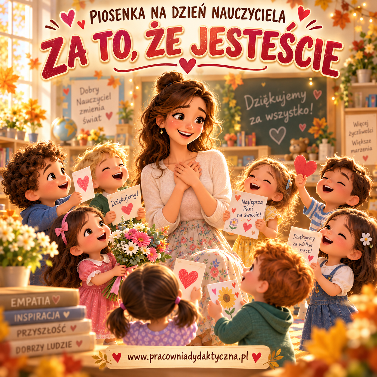 ZA TO, ŻE JESTEŚCIE – piosenka na Dzień Nauczyciela Dzień Edukacji Narodowej